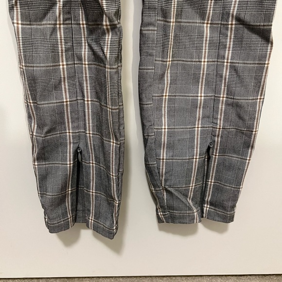 WeWoreWhat Corset Overalls in Grey Plaid - Picture 3 of 10